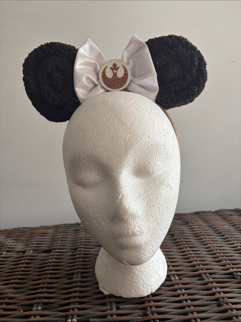 Handmade Leia inspired ears for Disney adventures